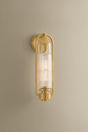 Hudson Valley - 4161-AGB - One Light Wall Sconce - Binnewater - Aged Brass