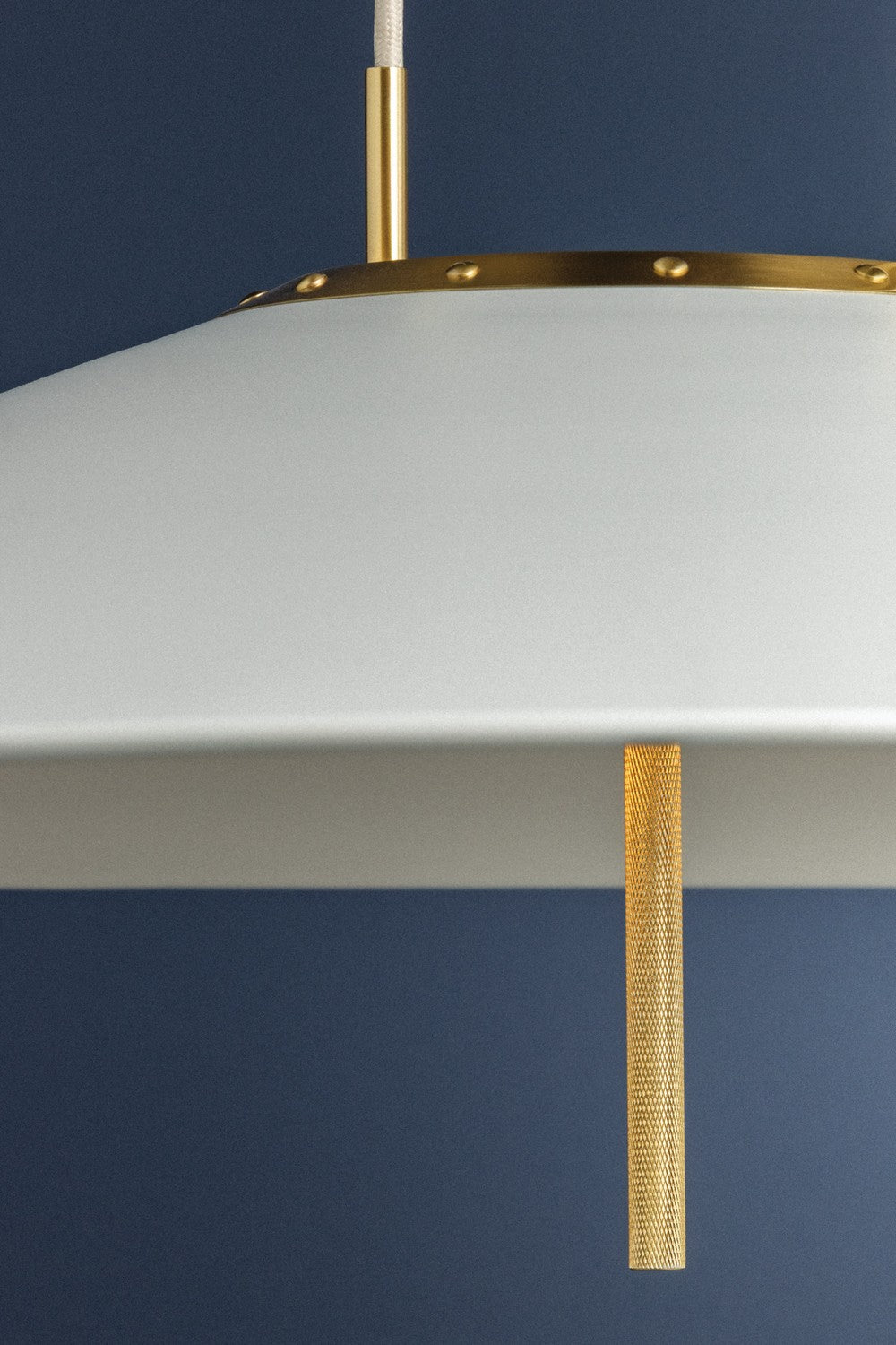 Hudson Valley - 4751-AGB/SWH - LED Pendant - Emmons - Aged Brass
