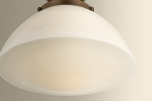 Hudson Valley - 4913-HB - One Light Flush Mount - Bruceville - Historic Bronze