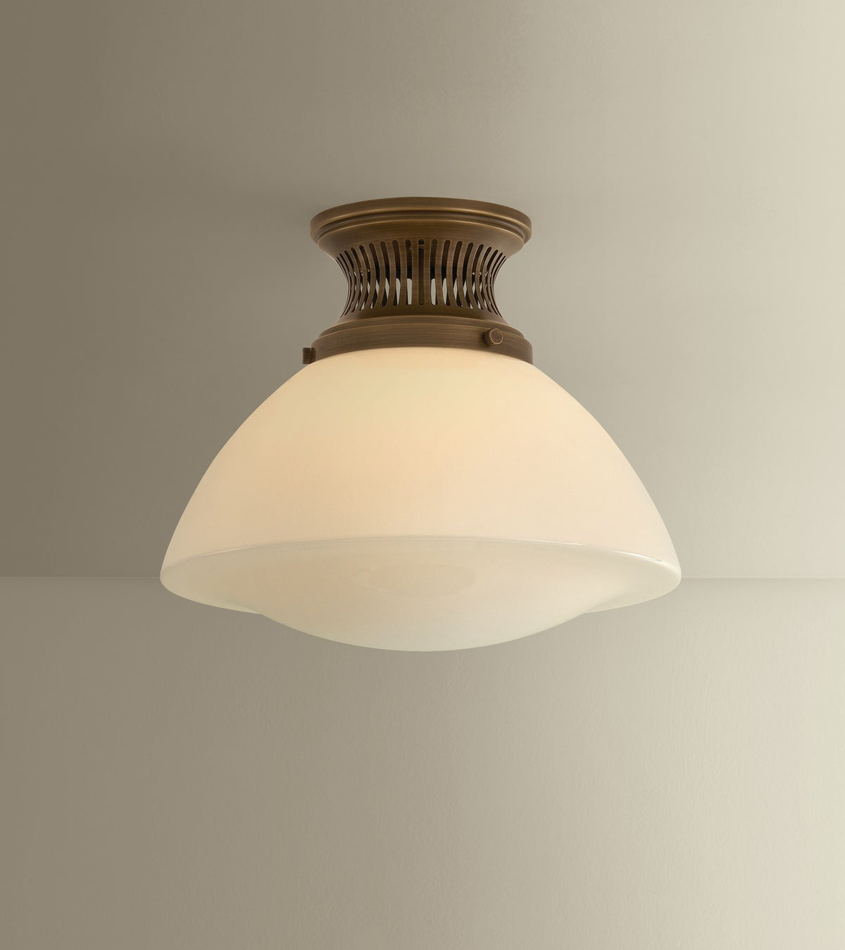 Hudson Valley - 4913-HB - One Light Flush Mount - Bruceville - Historic Bronze