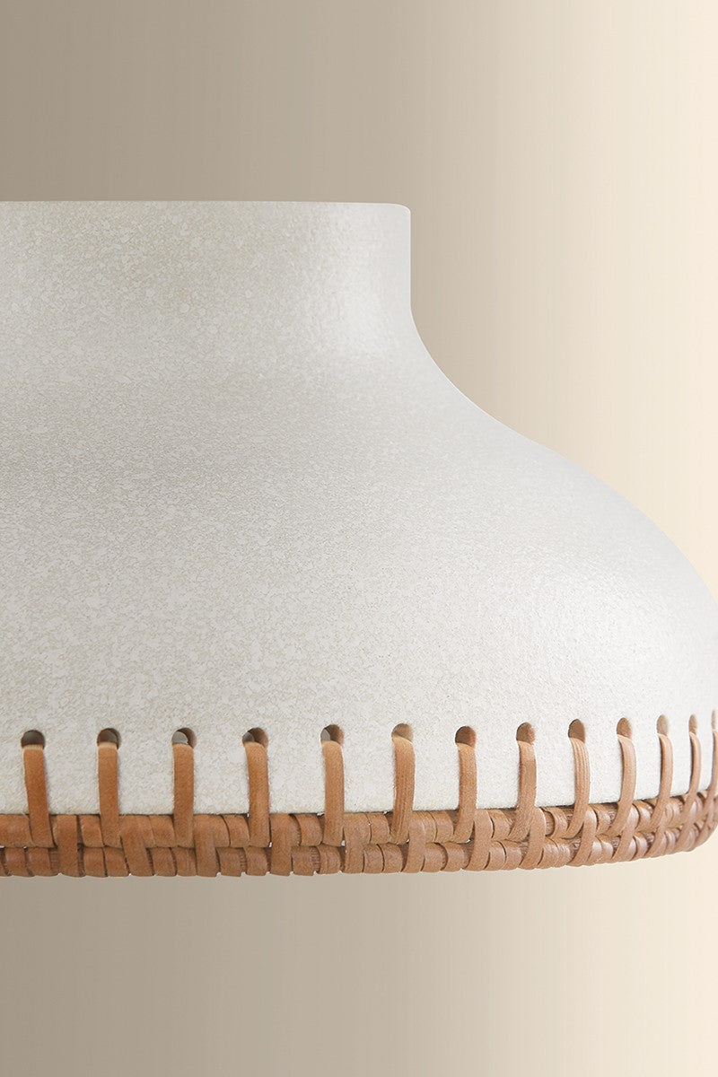 Hudson Valley - 5309-AGB/CCP - One Light Flush Mount - Southfields - Aged Brass