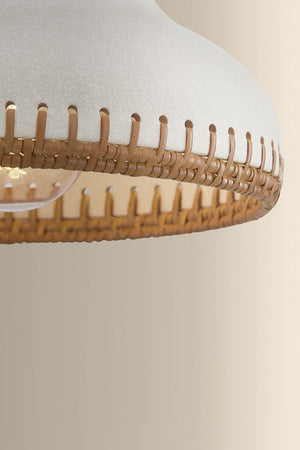 Hudson Valley - 5309-AGB/CCP - One Light Flush Mount - Southfields - Aged Brass