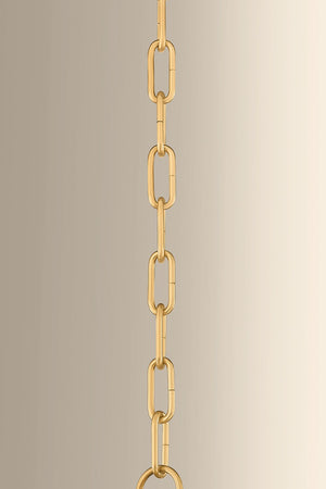 Hudson Valley - 5314-AGB/CCP - One Light Pendant - Southfields - Aged Brass
