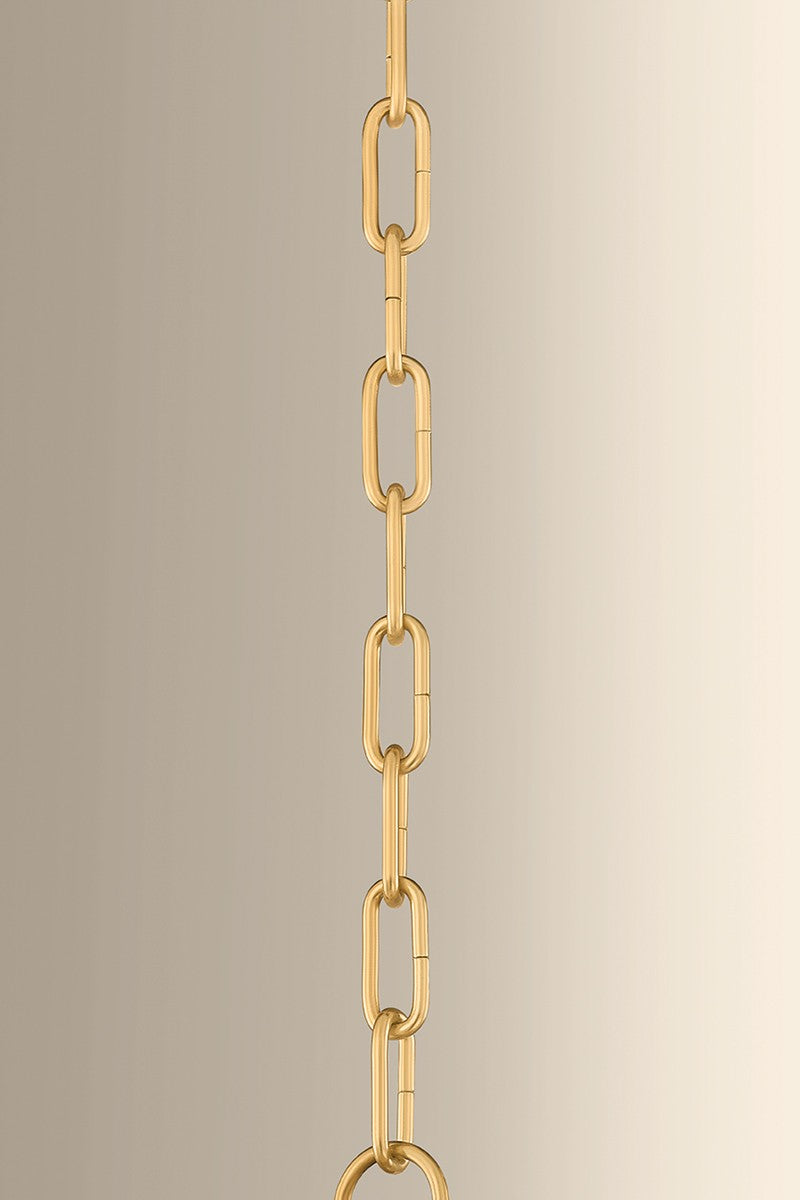 Hudson Valley - 5314-AGB/CCP - One Light Pendant - Southfields - Aged Brass