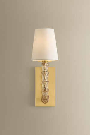 Hudson Valley - 6841-AGB - One Light Wall Sconce - Calumet - Aged Brass