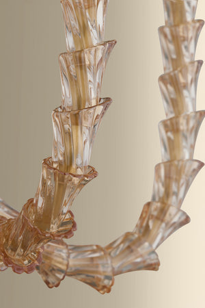 Hudson Valley - 6844-AGB - Four Light Chandelier - Calumet - Aged Brass