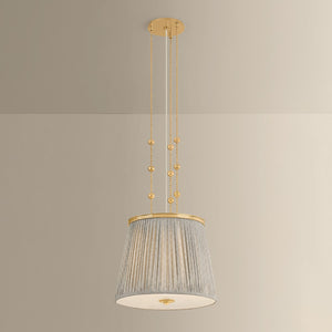 Hudson Valley - 8519-AGB - One Light Pendant - Valeria - Aged Brass