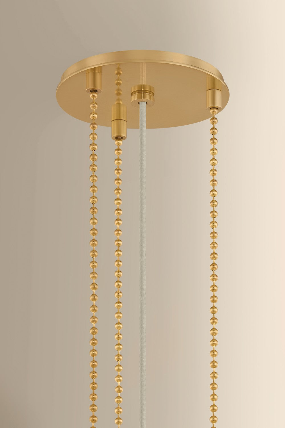 Hudson Valley - 8528-AGB - Three Light Pendant - Valeria - Aged Brass