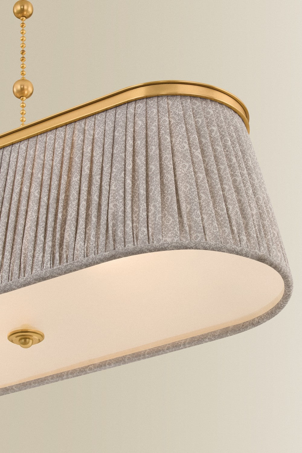 Hudson Valley - 8549-AGB - Three Light Linear - Valeria - Aged Brass