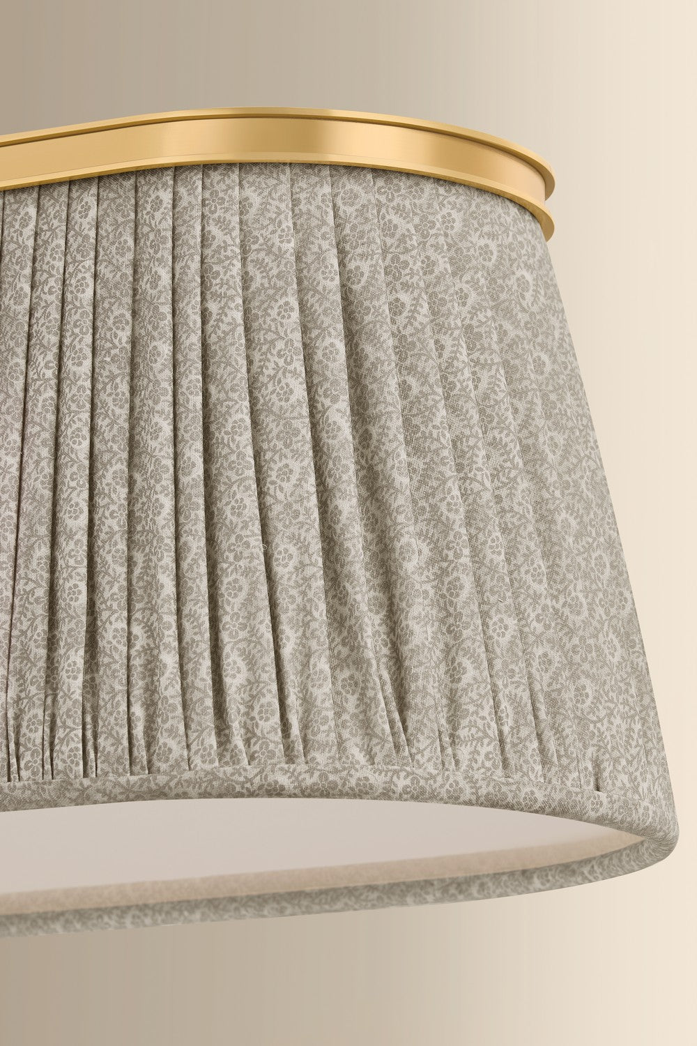 Hudson Valley - 8549-AGB - Three Light Linear - Valeria - Aged Brass
