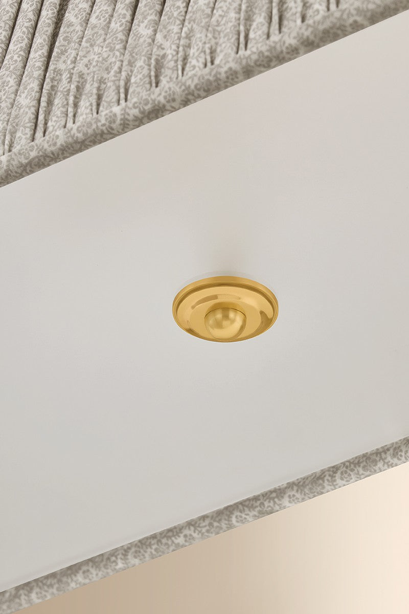 Hudson Valley - 8549-AGB - Three Light Linear - Valeria - Aged Brass