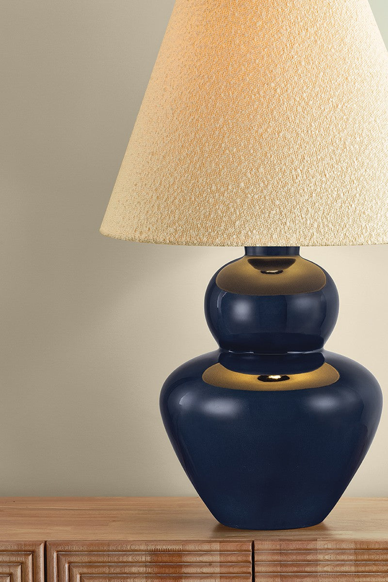 Hudson Valley - L2081-AGB/CYP - One Light Table Lamp - Dumont - Aged Brass