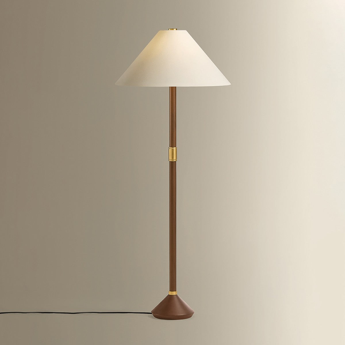 Hudson Valley - L2251-AGB - One Light Floor Lamp - Merrimack - Aged Brass