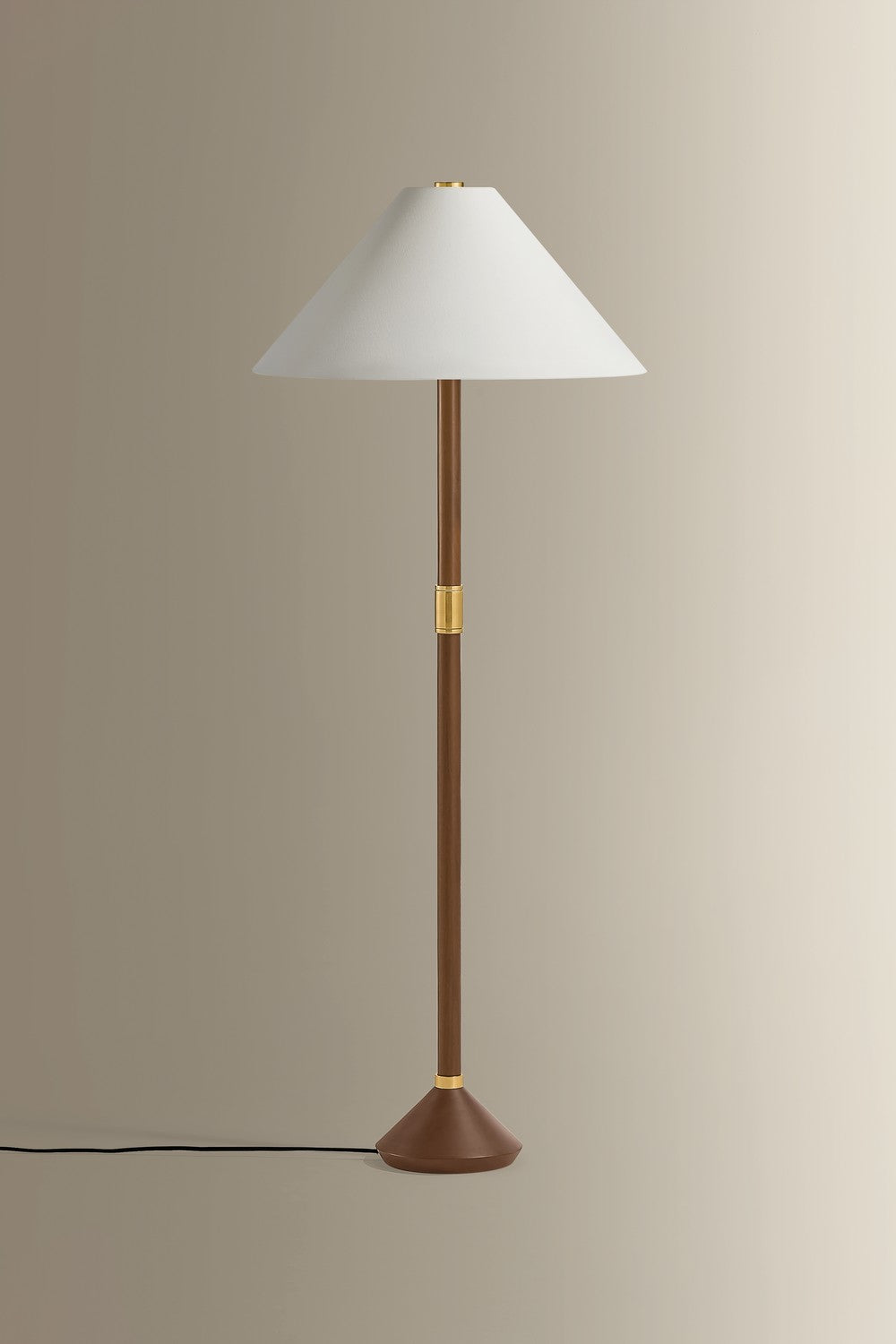 Hudson Valley - L2251-AGB - One Light Floor Lamp - Merrimack - Aged Brass