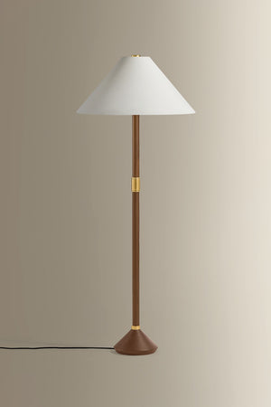Hudson Valley - L2251-AGB - One Light Floor Lamp - Merrimack - Aged Brass