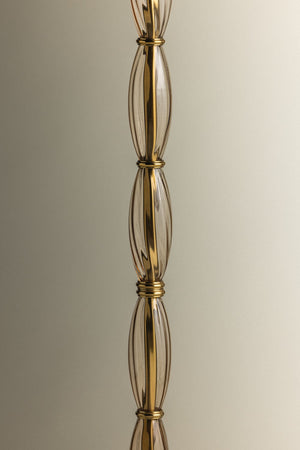 Hudson Valley - L2463-AGB - One Light Floor Lamp - Bleecker - Aged Brass