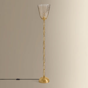 Hudson Valley - L2463-AGB - One Light Floor Lamp - Bleecker - Aged Brass