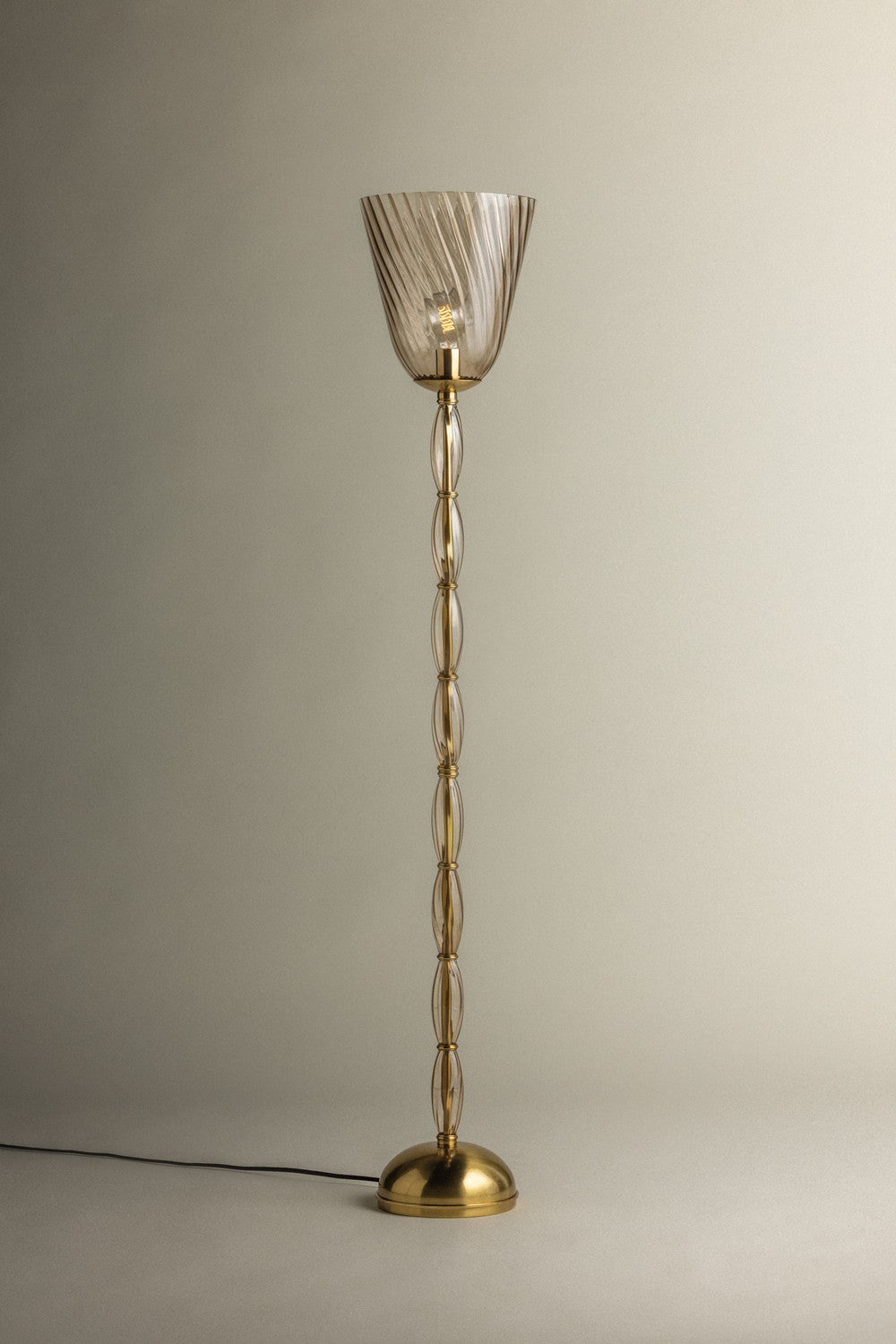 Hudson Valley - L2463-AGB - One Light Floor Lamp - Bleecker - Aged Brass