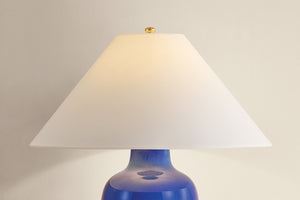 Hudson Valley - L2631-AGB/CBI - One Light Table Lamp - Rhinelander - Aged Brass