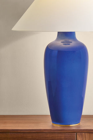 Hudson Valley - L2631-AGB/CBI - One Light Table Lamp - Rhinelander - Aged Brass