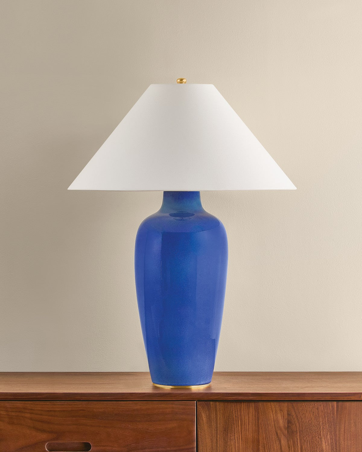 Hudson Valley - L2631-AGB/CBI - One Light Table Lamp - Rhinelander - Aged Brass