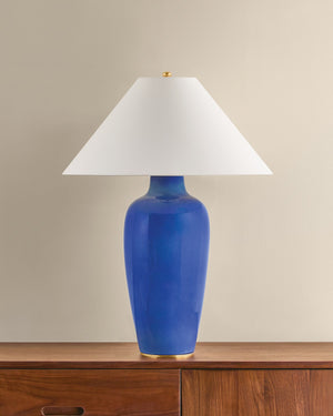 Hudson Valley - L2631-AGB/CBI - One Light Table Lamp - Rhinelander - Aged Brass