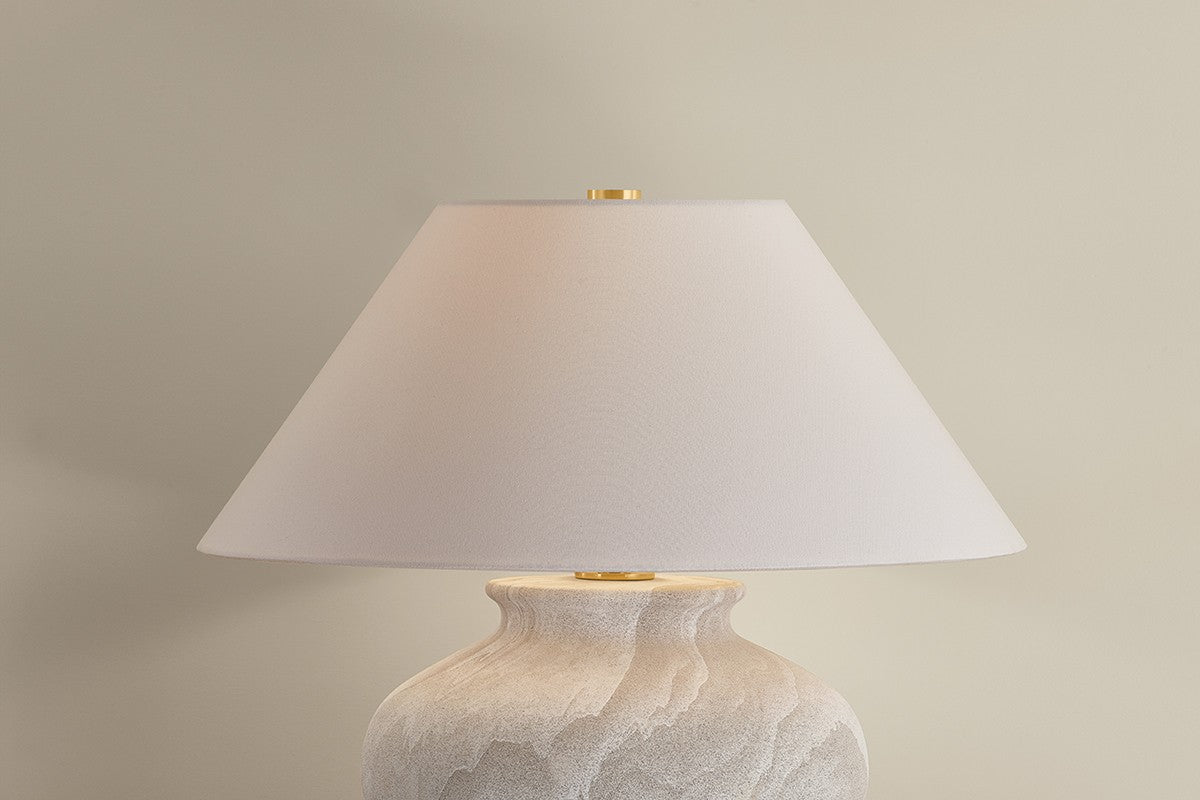 Hudson Valley - L2741-AGB/CWN - One Light Table Lamp - Allards - Aged Brass