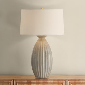 Hudson Valley - L2841-AGB/CTV - One Light Table Lamp - Box Elder - Aged Brass