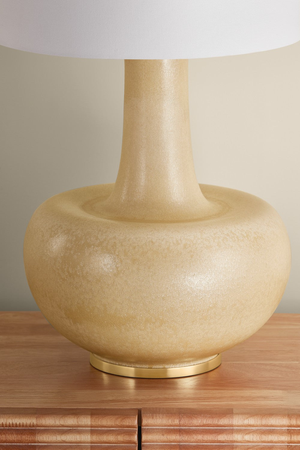 Hudson Valley - L2951-AGB/CTR - One Light Table Lamp - Plum Point - Aged Brass