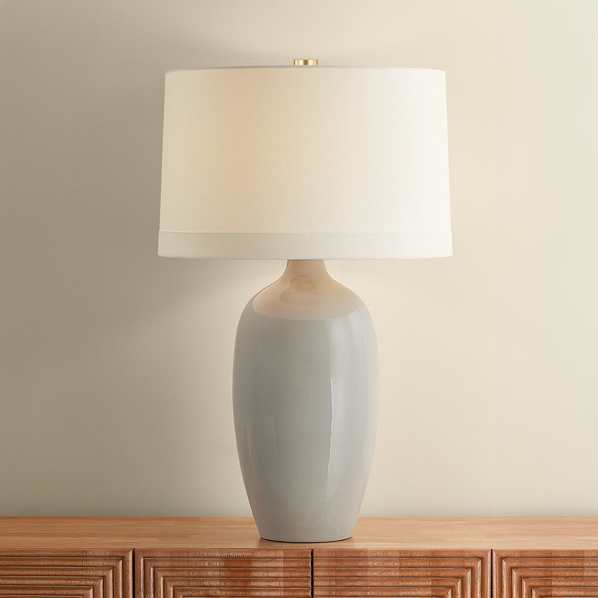 Hudson Valley - L3241-AGB/CFG - One Light Table Lamp - Elk River - Aged Brass