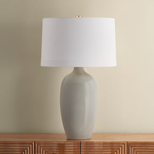 Hudson Valley - L3241-AGB/CFG - One Light Table Lamp - Elk River - Aged Brass