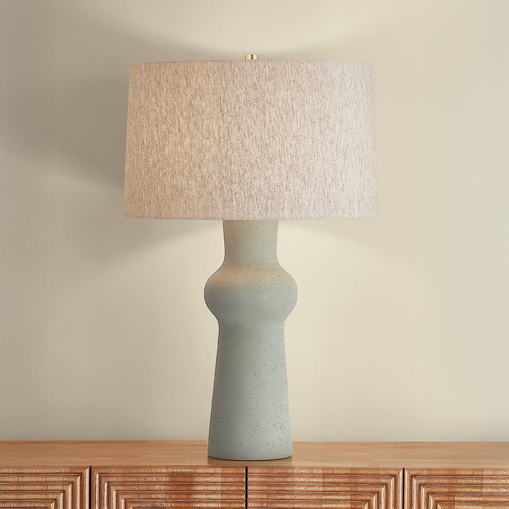 Hudson Valley - L3371-AGB/CHJ - One Light Table Lamp - Heathway - Aged Brass