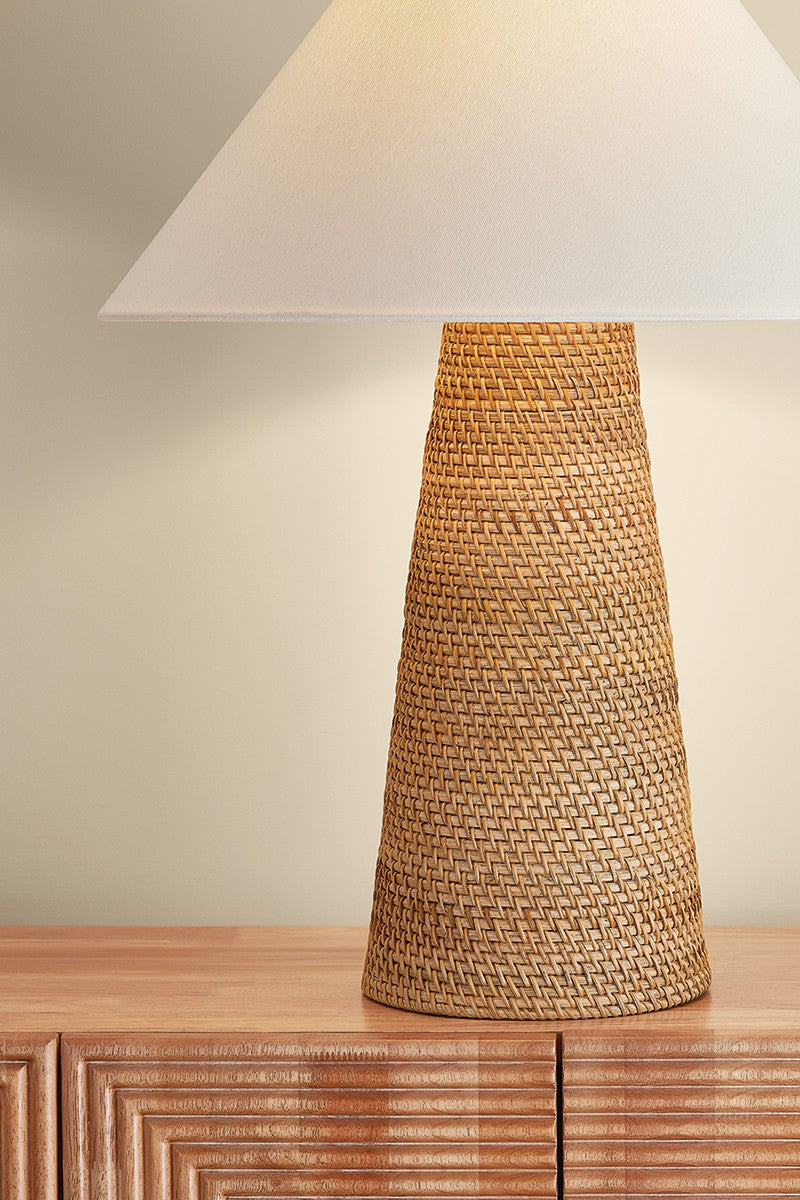 Hudson Valley - L3551-AGB - One Light Table Lamp - Forest Heights - Aged Brass
