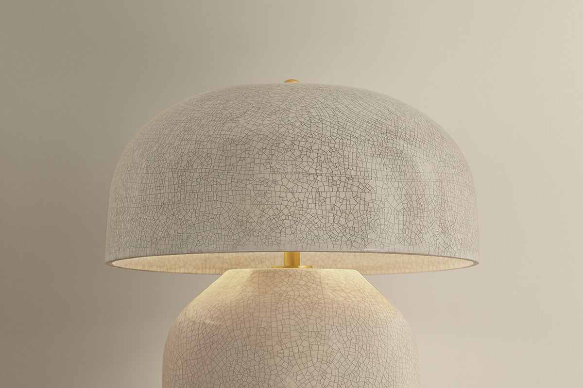 Hudson Valley - L3732-AGB/CIK - Two Light Table Lamp - Leetown - Aged Brass
