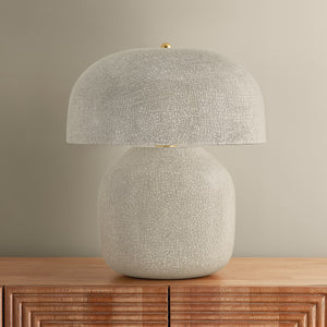 Hudson Valley - L3732-AGB/CIK - Two Light Table Lamp - Leetown - Aged Brass