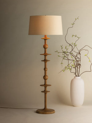 Hudson Valley - L3962-AGB - One Light Floor Lamp - Jefferson Heights - Aged Brass