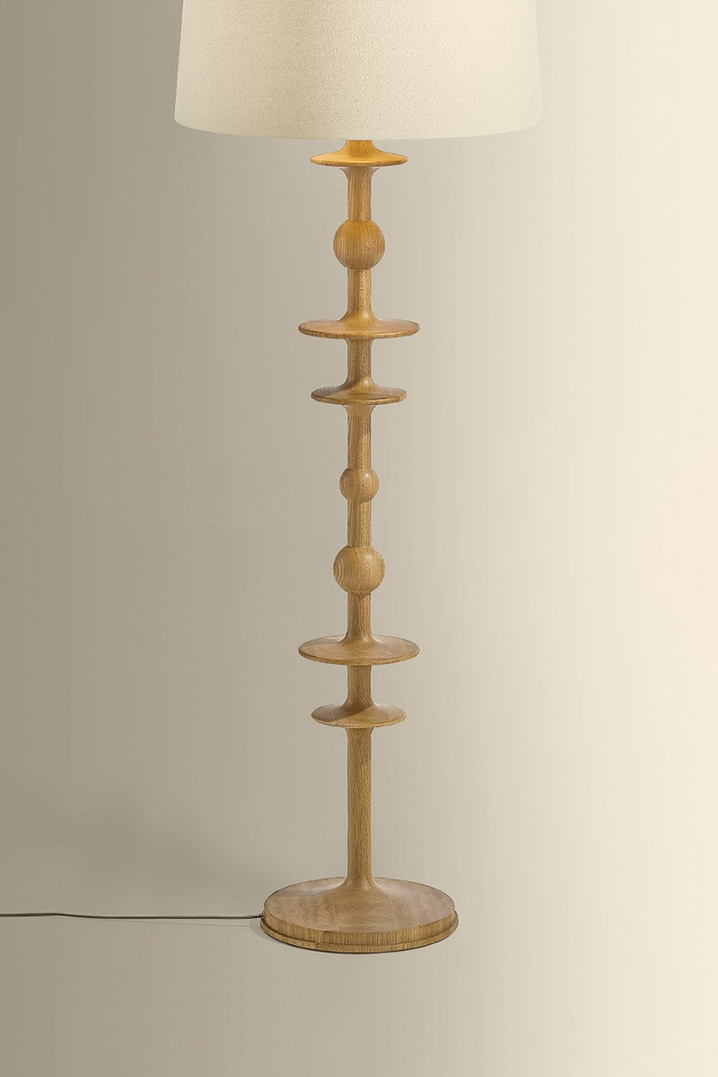 Hudson Valley - L3962-AGB - One Light Floor Lamp - Jefferson Heights - Aged Brass