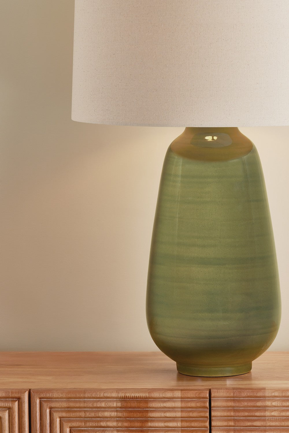 Hudson Valley - L4231-AGB/CDF - One Light Table Lamp - Piermont - Aged Brass