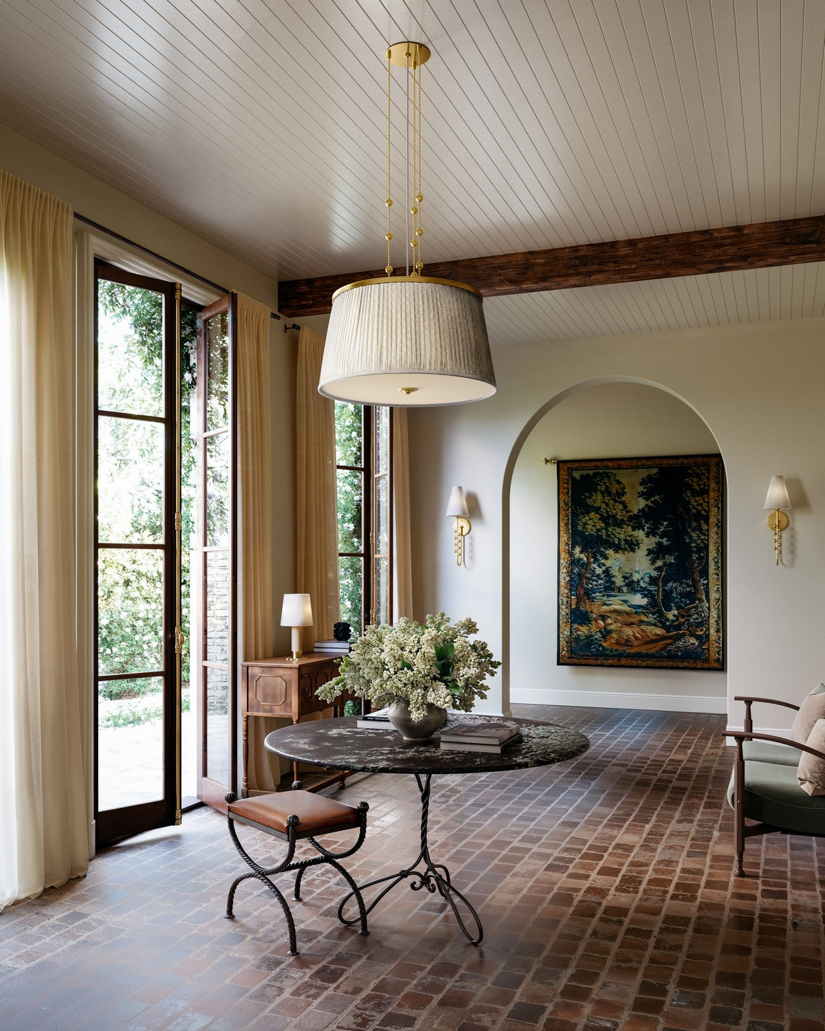 Hudson Valley - L4321-AGB - LED Table Lamp - Meadowbrook - Aged Brass