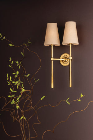Corbett Lighting - 570-02-VB - Two Light Wall Sconce - Cadiz - Vintage Brass