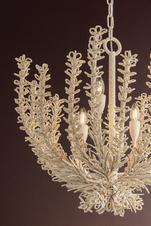 Corbett Lighting - 575-30-CP - Six Light Chandelier - Pedrillo - Cream Plaster
