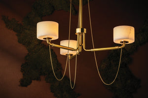 Corbett Lighting - 578-31-VB - LED Chandelier - Bunda - Vintage Brass