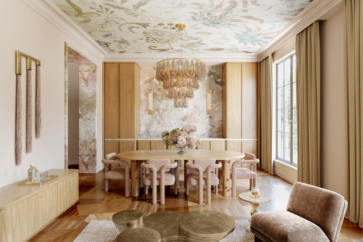 Corbett Lighting - 581-36-VGL - 11 Light Chandelier - Milos - Vintage Gold Leaf