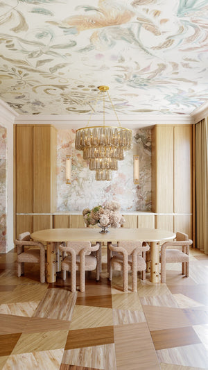 Corbett Lighting - 581-36-VGL - 11 Light Chandelier - Milos - Vintage Gold Leaf