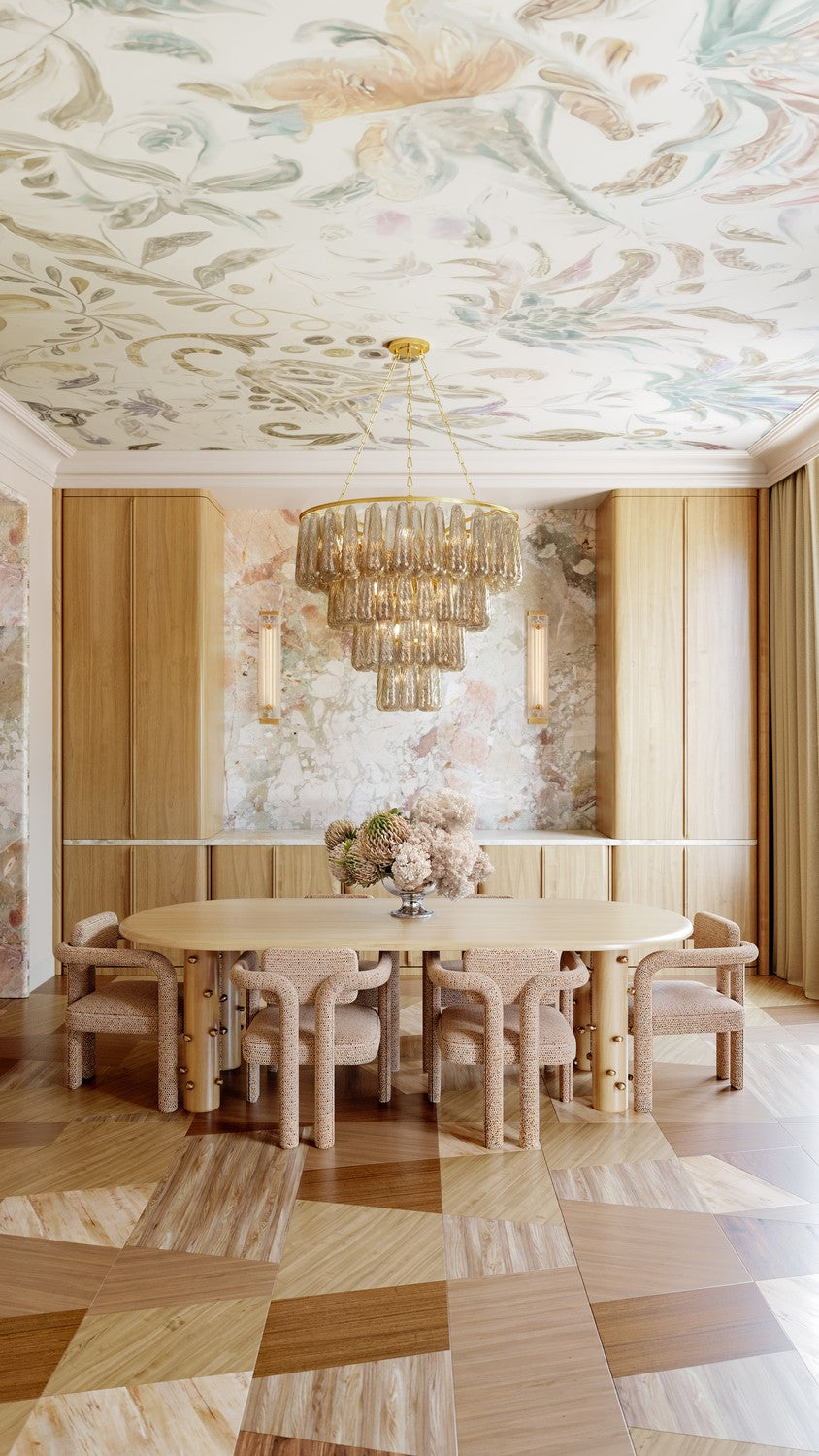 Corbett Lighting - 581-36-VGL - 11 Light Chandelier - Milos - Vintage Gold Leaf