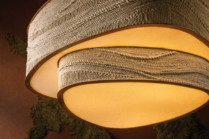 Corbett Lighting - 587-32-VGL - Nine Light Chandelier - Kiso - Vintage Gold Leaf