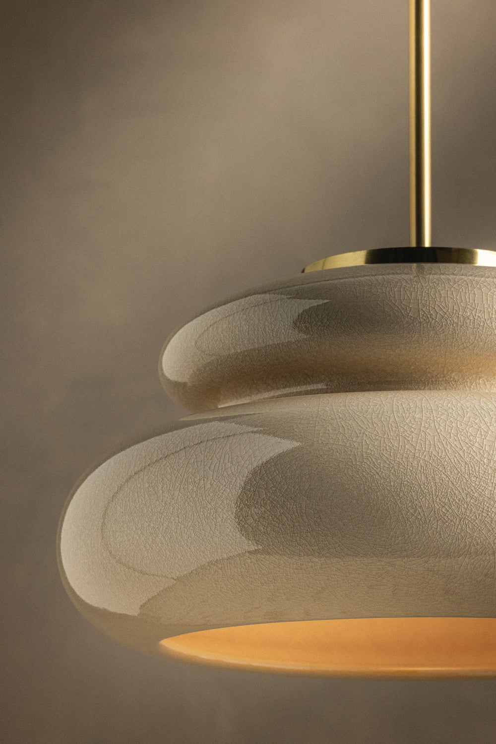 Mitzi - H1145701-AGB/CBR - One Light Pendant - Pia - Aged Brass