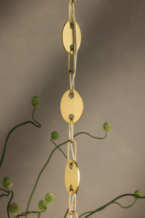 Mitzi - H1146701L-AGB - One Light Pendant - Nell - Aged Brass