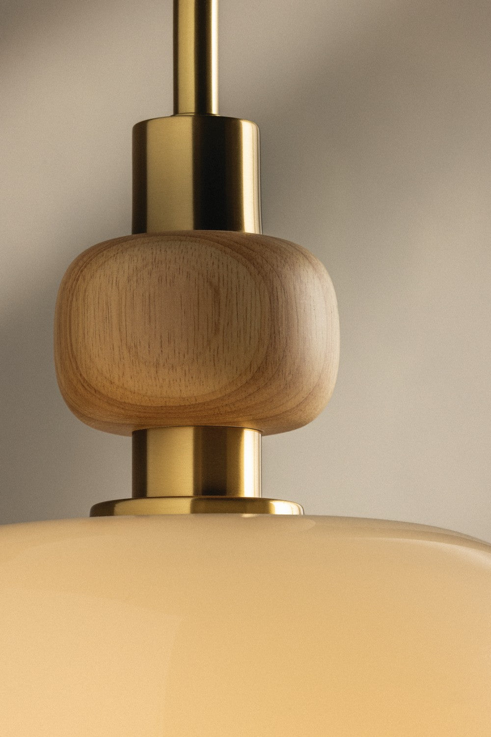Mitzi - H1149701L-AGB - One Light Pendant - Elise - Aged Brass