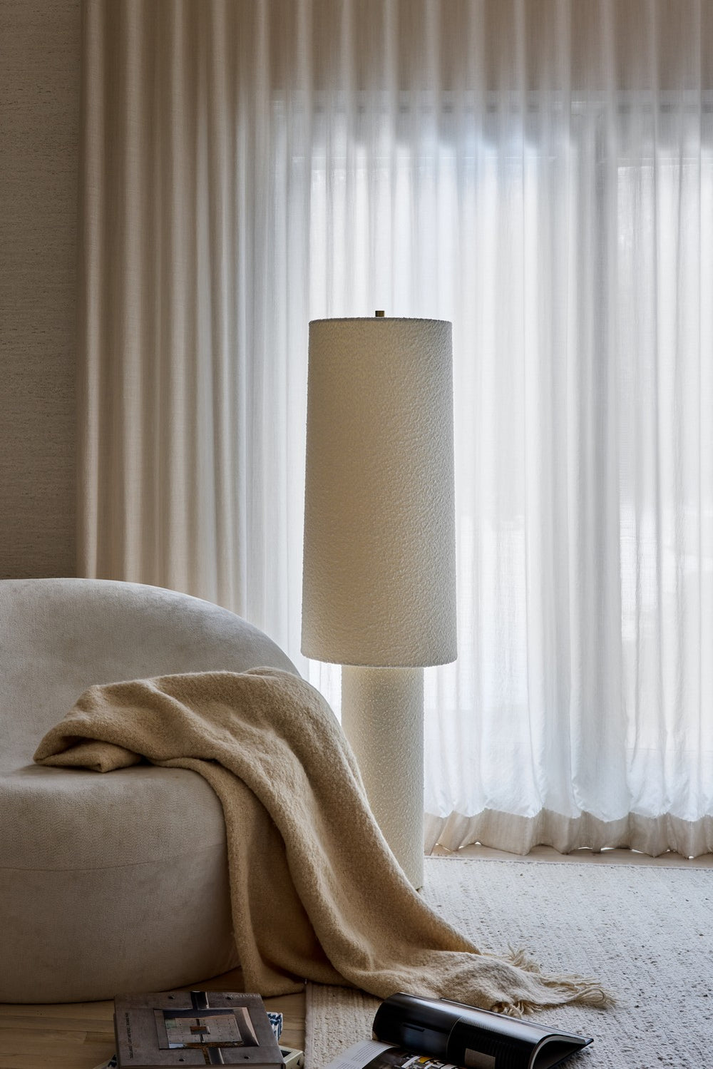 Mitzi - HL1148401-AGB - One Light Floor Lamp - Sam - Aged Brass